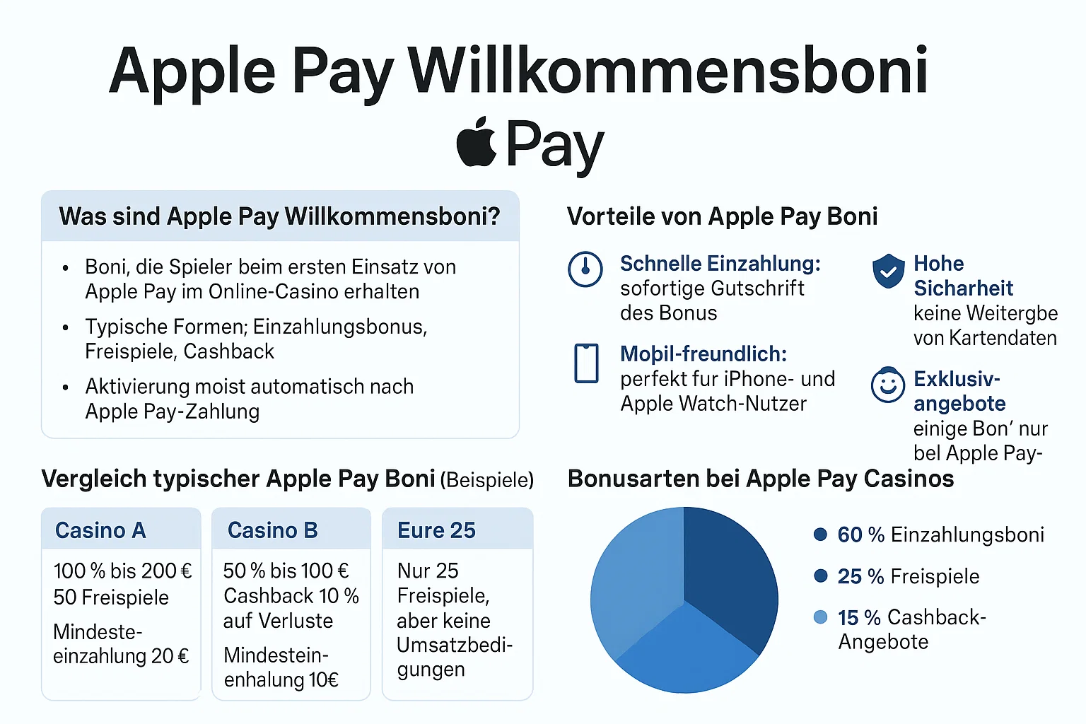 Infografik Apple Pay Willkommensboni
